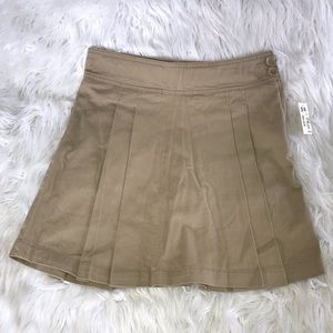 NWT, Tan, Uniform Skirt
